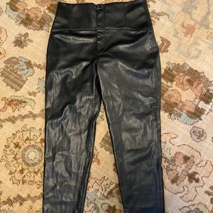 Zara leather pants